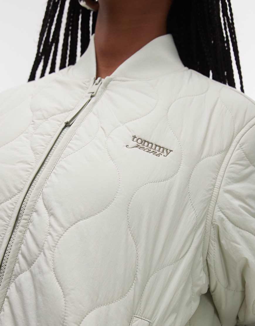 Tommy Hilfiger Onion Quilt Jacket in Grey Lyst UK