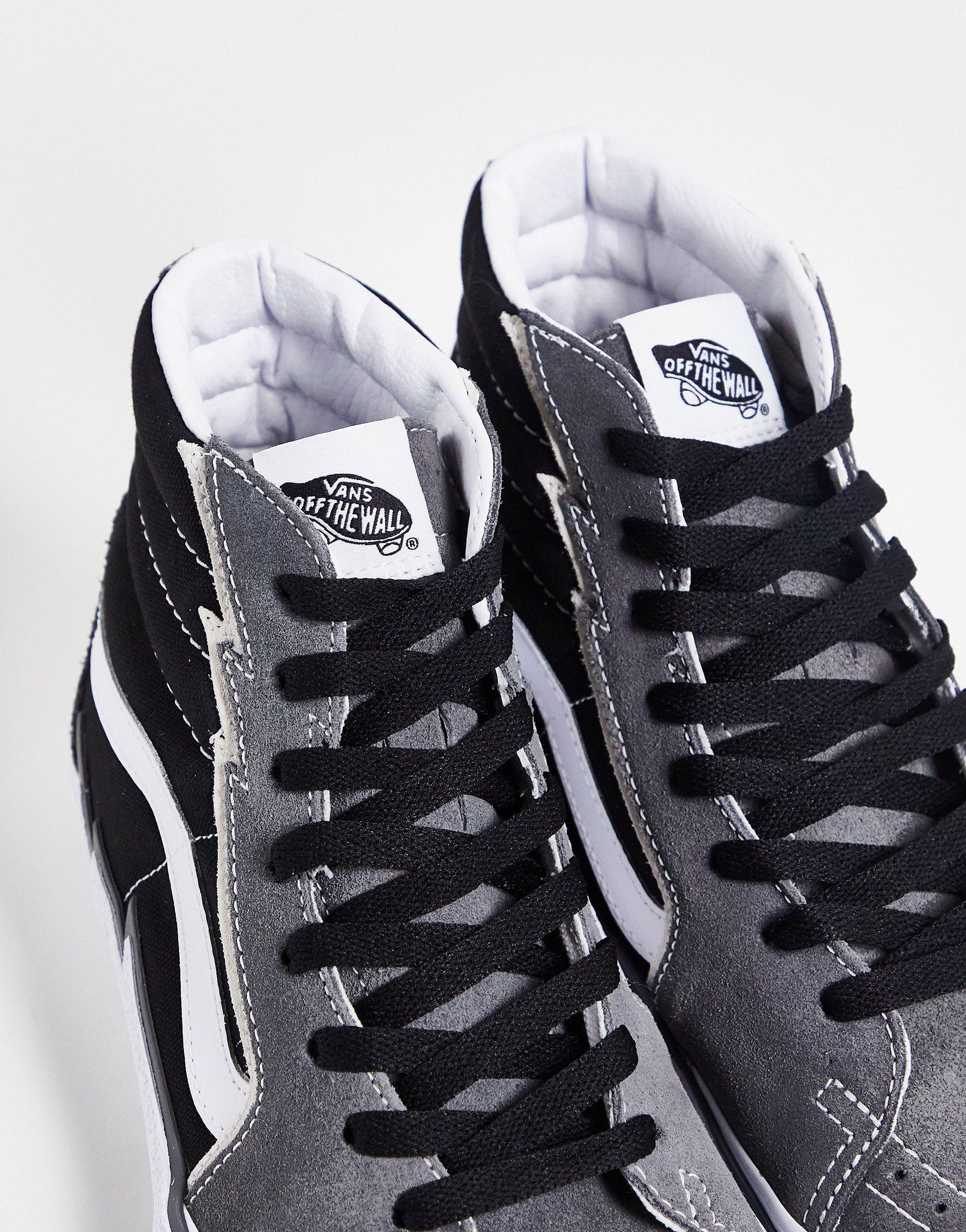 Vans Sk8-hi Bolt Sneakers in Gray for Men | Lyst