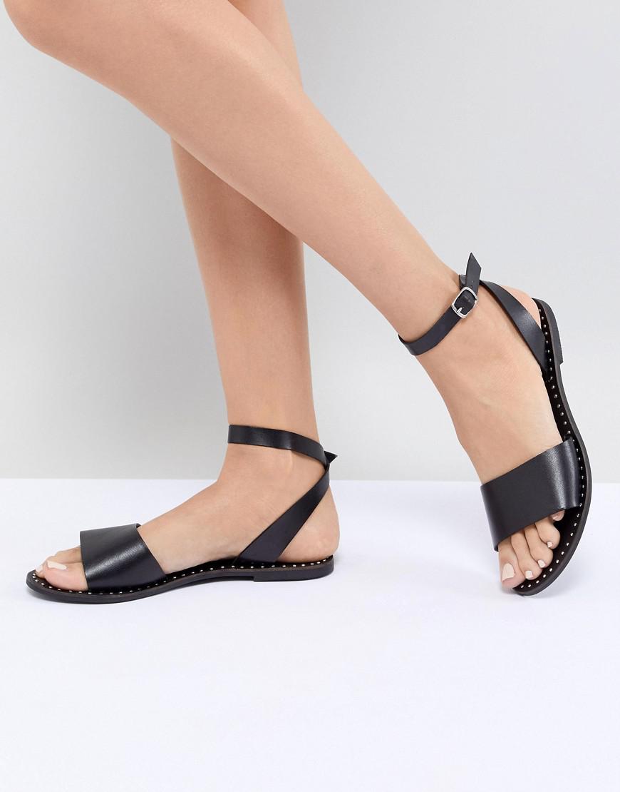 steve madden leather flats