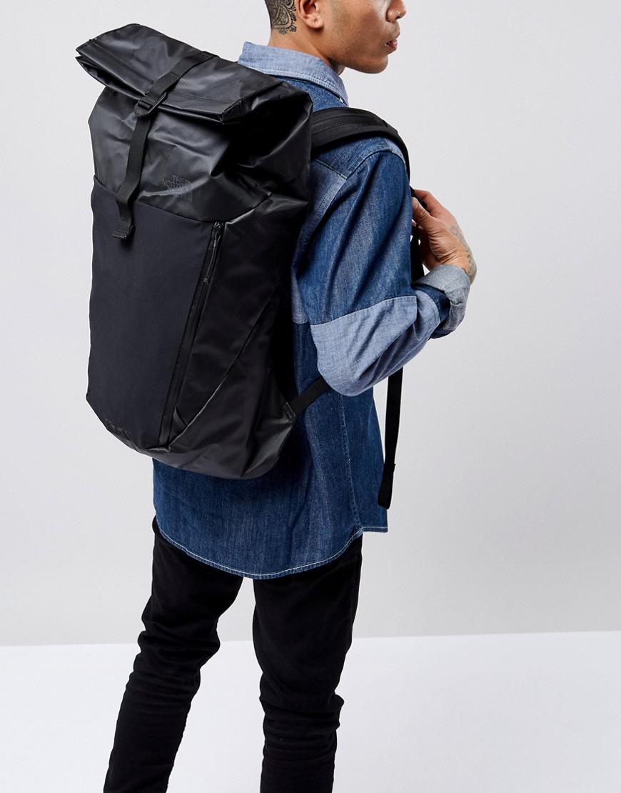 The North Face Peckham Rolltop Backpack 27 Litres In Black for Men | Lyst