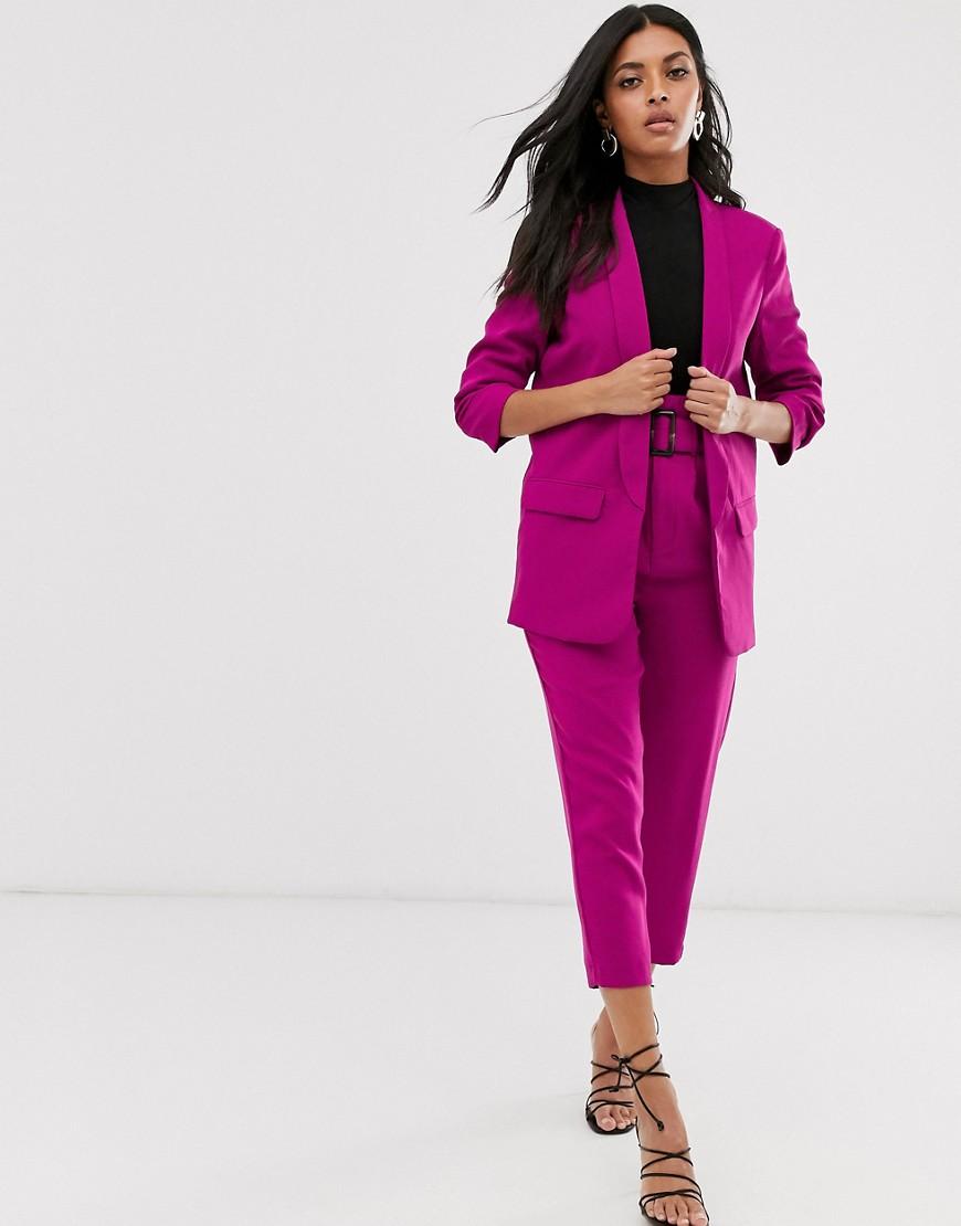 stradivarius blazer pink