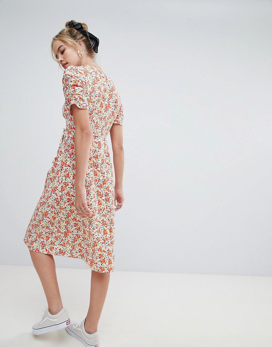 vintage style midi dress