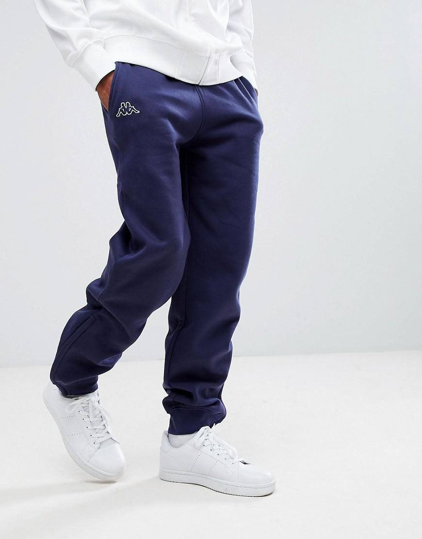 Kappa Slim Fit Joggers in Blue for Men - Lyst