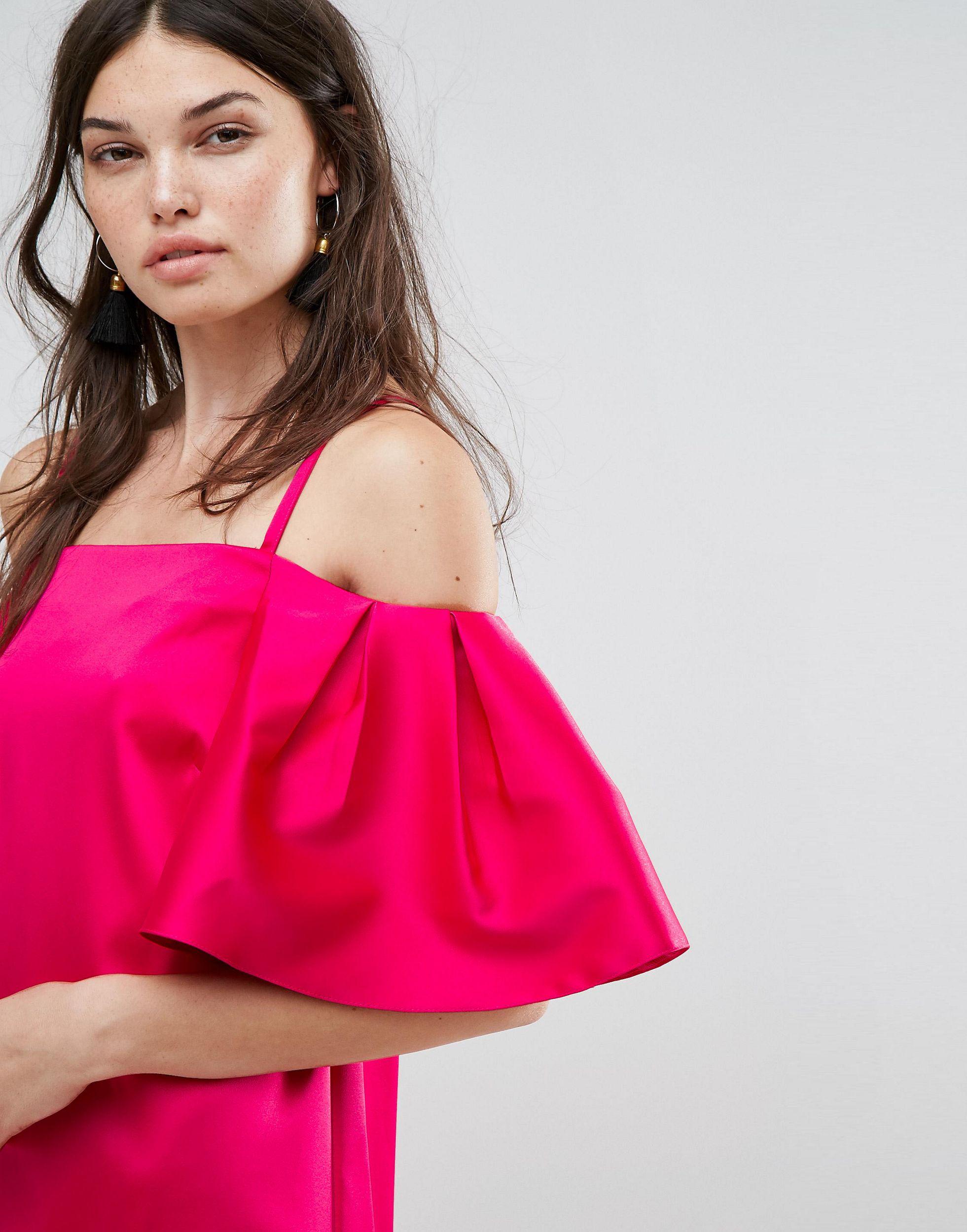 warehouse bardot dress