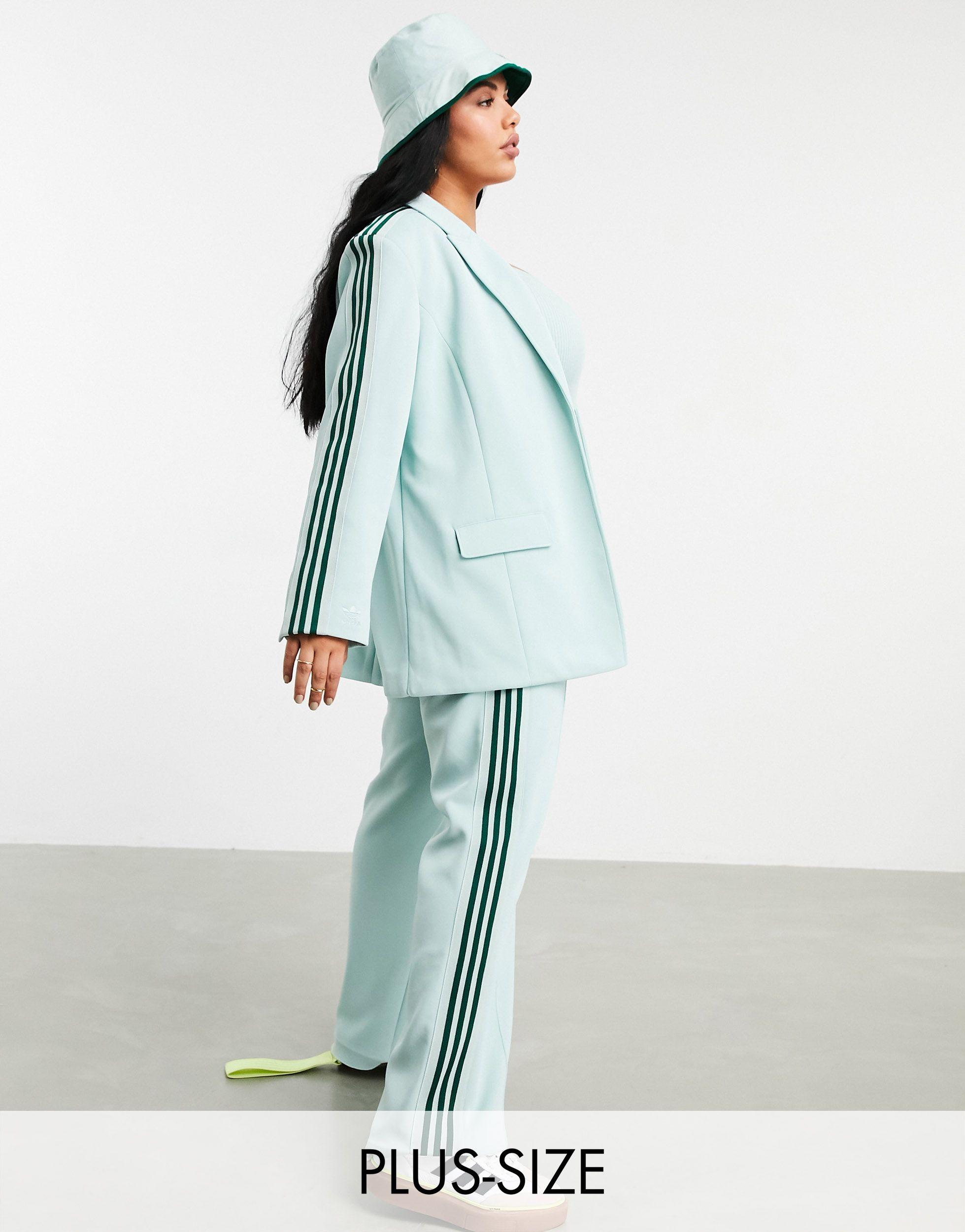 Ivy Park Adidas X Plus Wide Leg Trousers in Green | Lyst