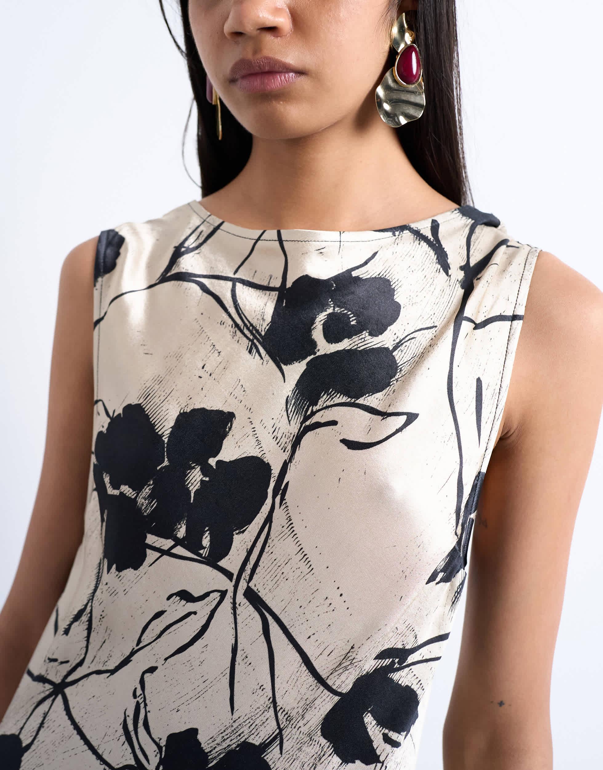 strapless open back dress Reworked Victorian Open Back Dress main image 1