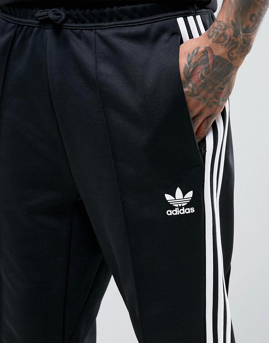 adidas Originals Sst Relax Cropped Joggers In Black Bk3632 for Men | Lyst
