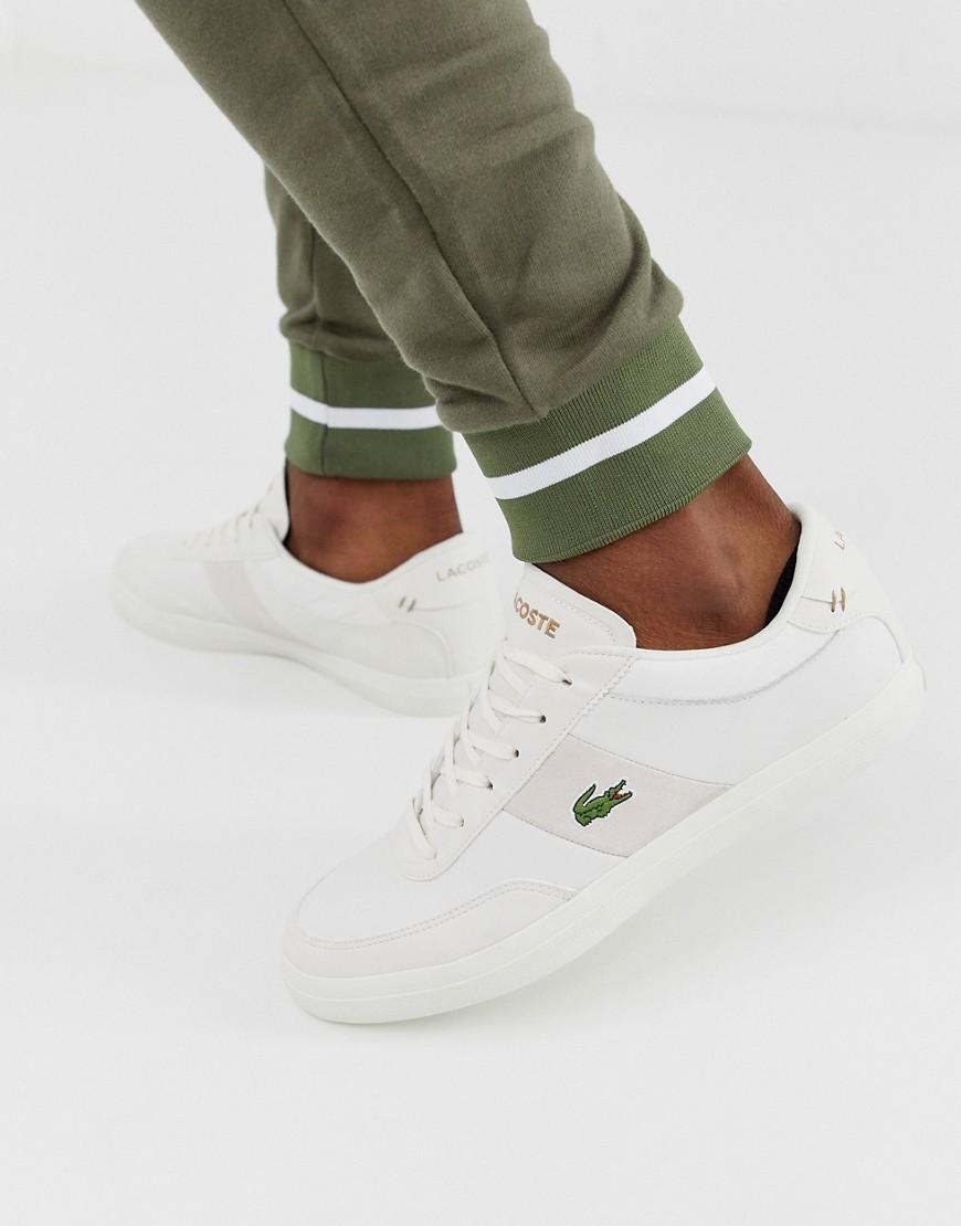 Lacoste Leather Courtmaster Trainers in 