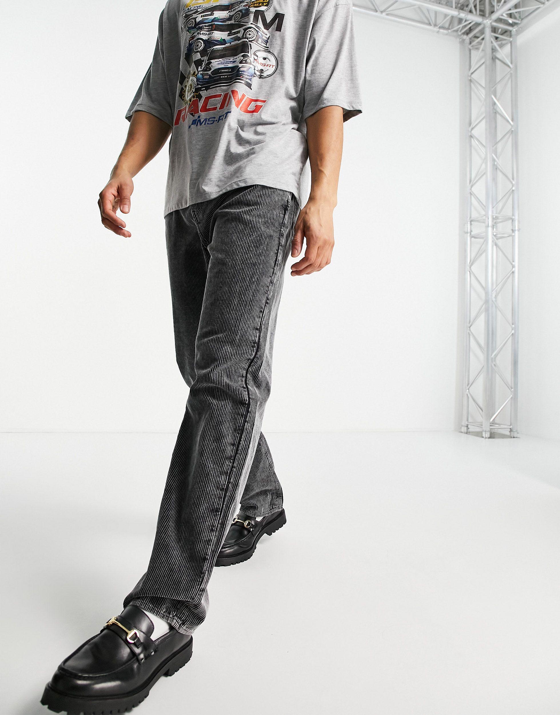 Weekday Space Washed Cord Trousers in 