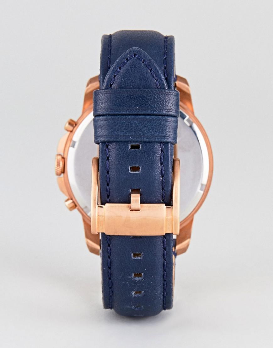 Fossil Fs4835 Grant Chronograph Leather 