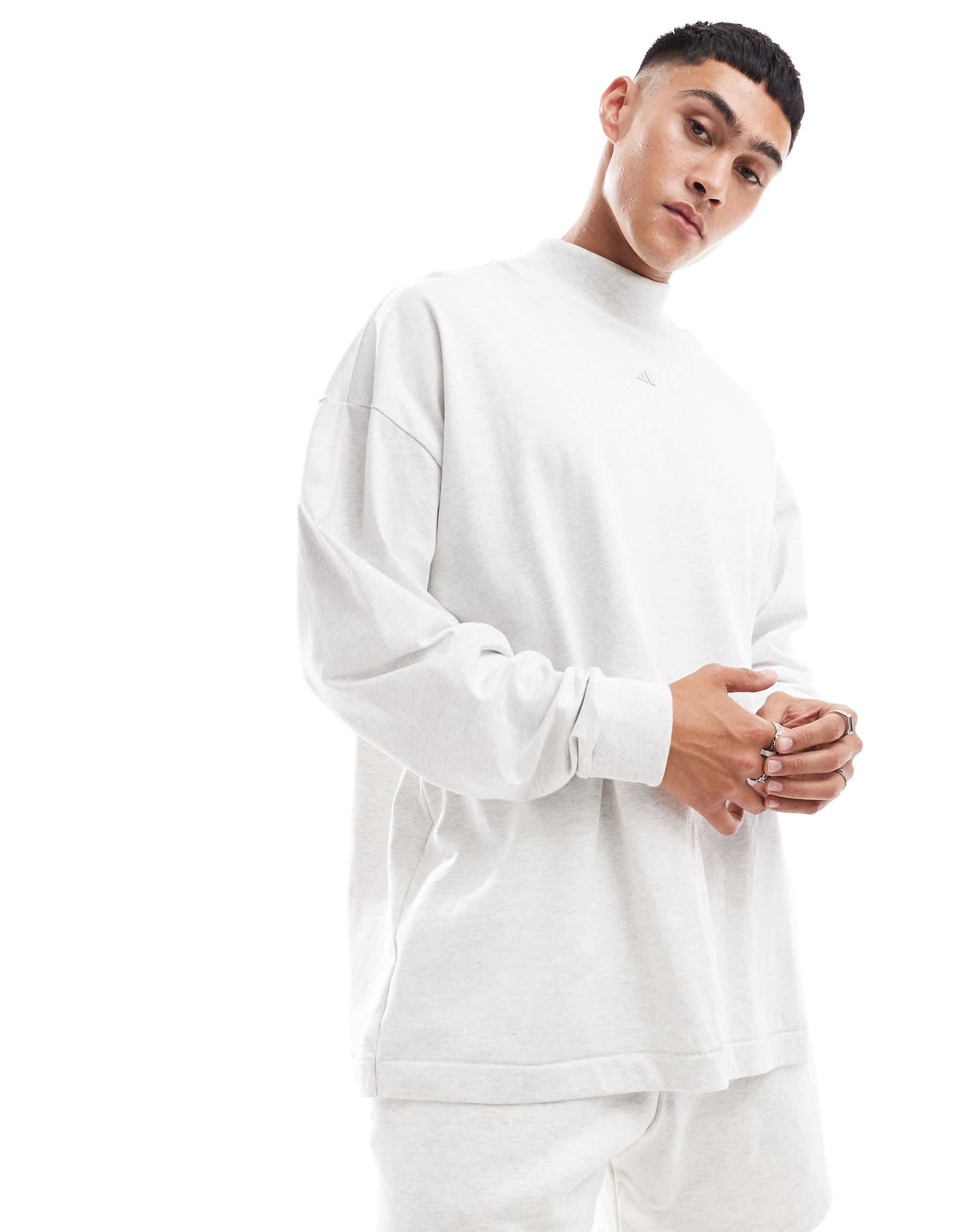 【ADIDAS】Basketball Long Sleeve Tee - Aura Ruby / JD6131 adidas adidas Basketball Long Sleeve Tee (Gender Neutral