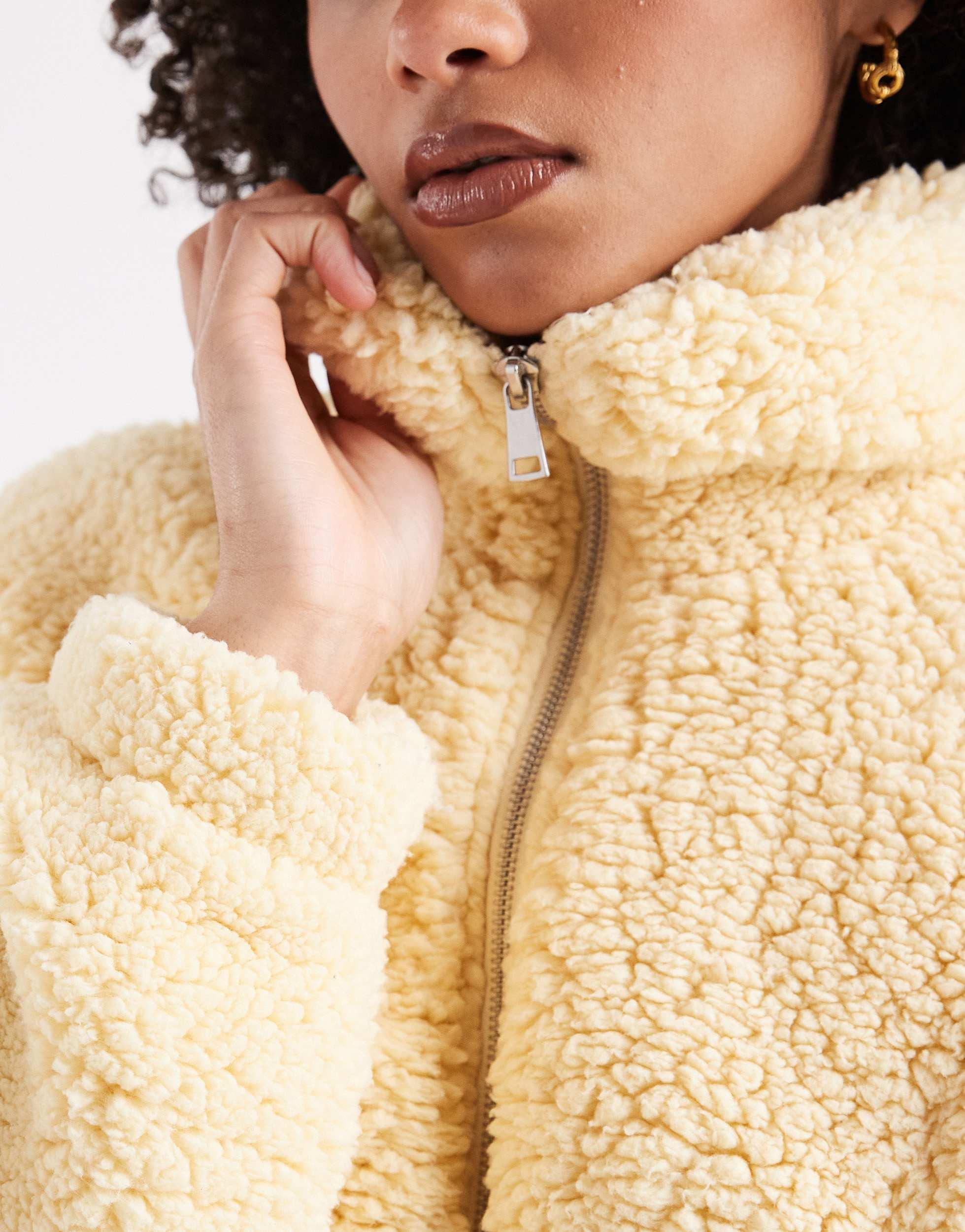 Veste Matelassée Bleue Miss Selfridge Avec Patches Coudes Aspect Cuir - Taille 8, Occasion Très Bon état