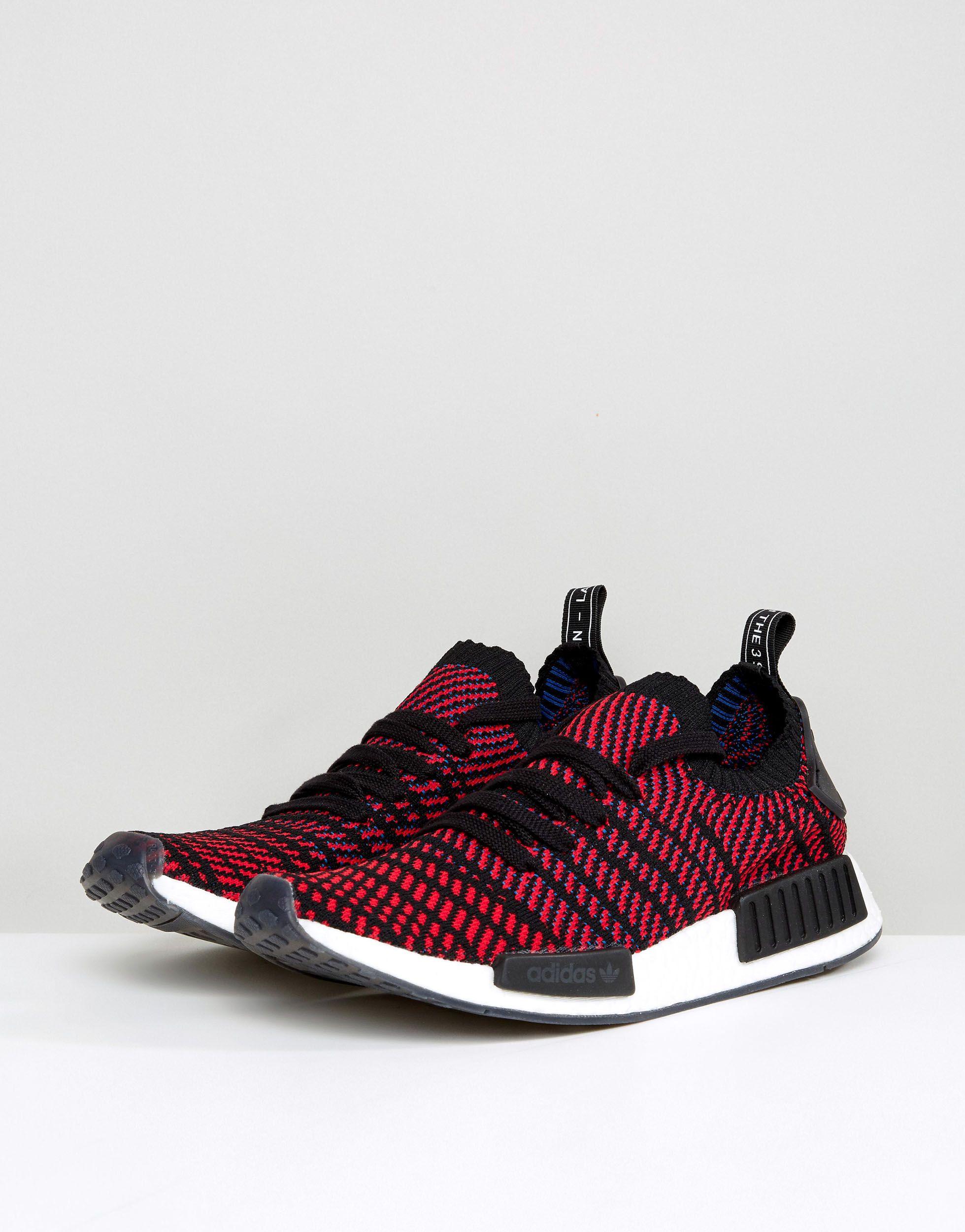 Originals Nmd R1 Stlt Primeknit Trainers In Black for Men - Lyst