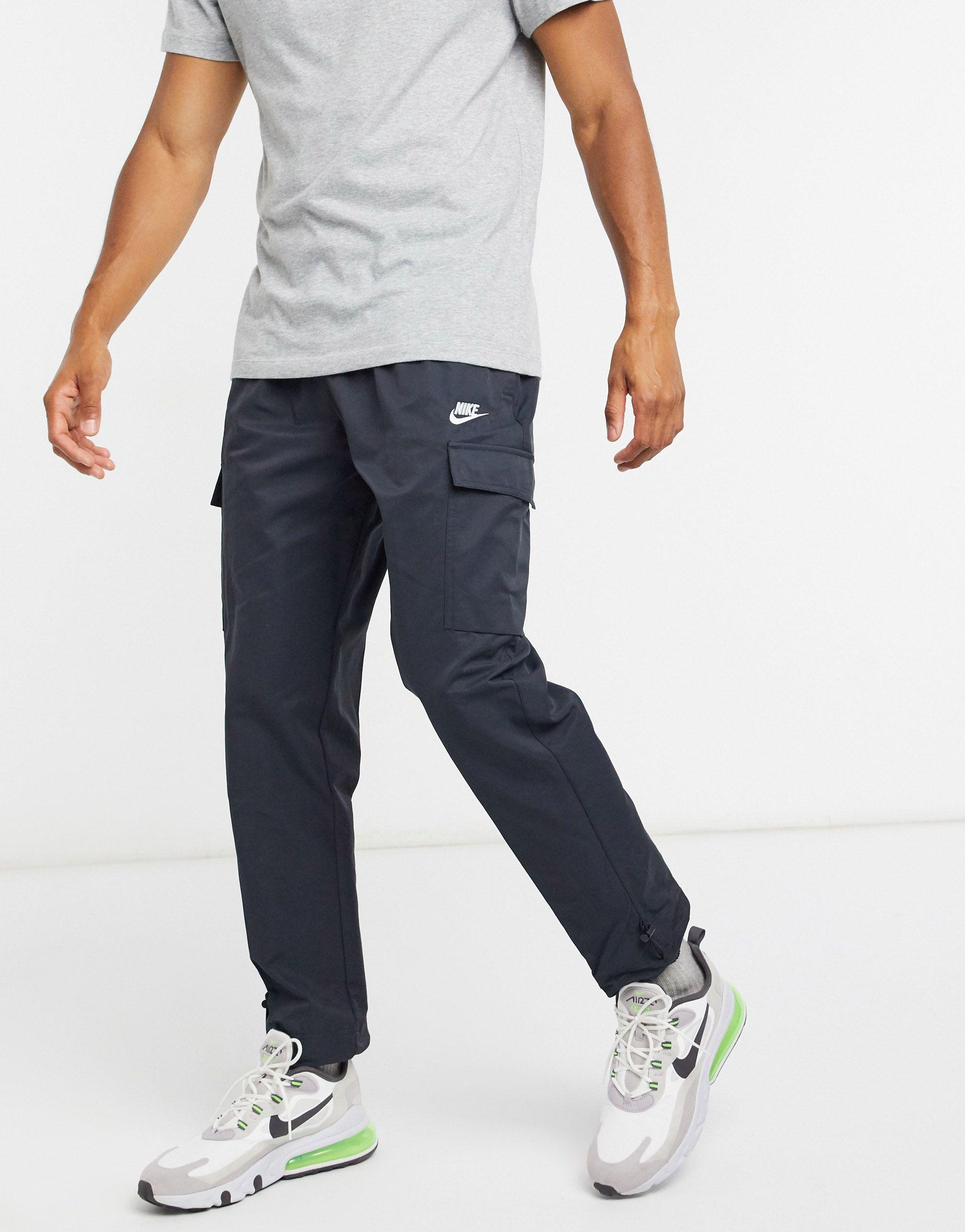 nike club jogger resserré aux chevilles bleu marine