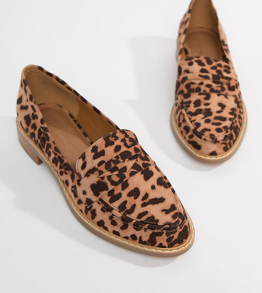 asos design mantra loafer flat shoes