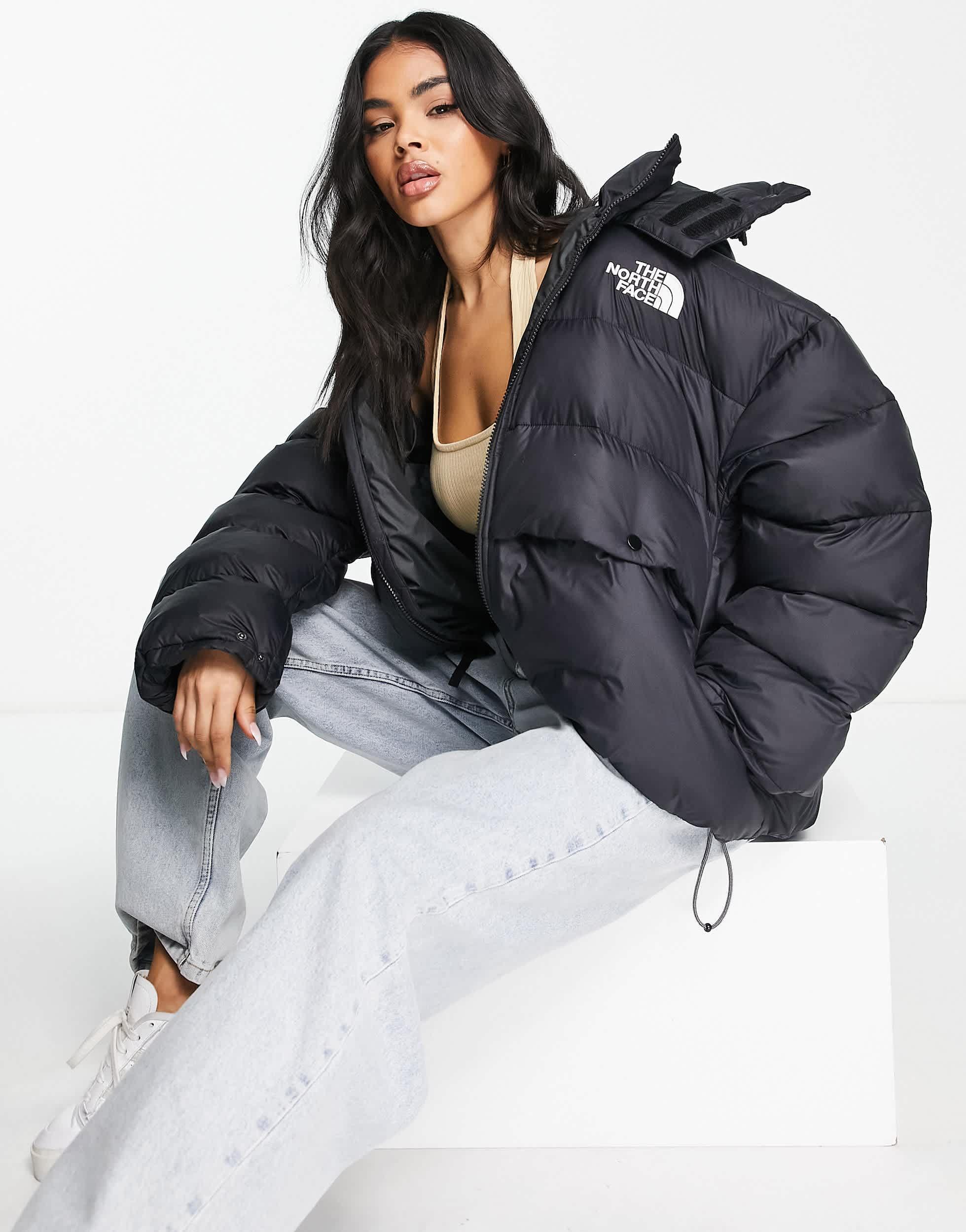 The North Face Acamarachi Oversized Puffer Jacket in Black Lyst Australia