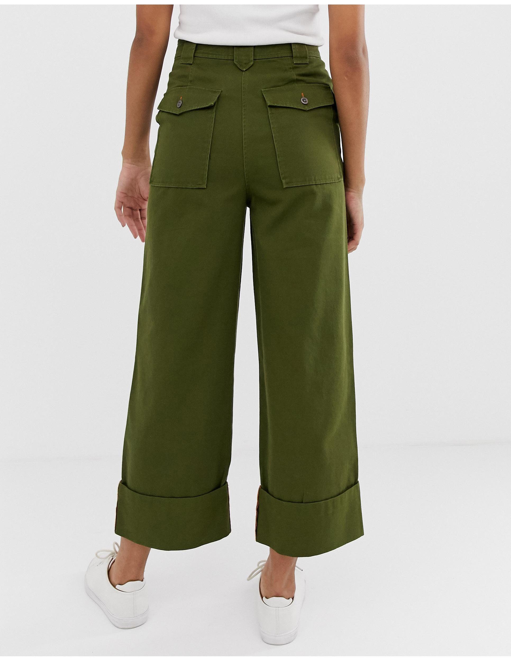 straight leg combat trousers