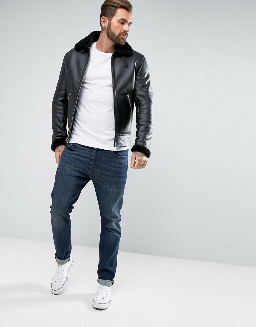 schott shearling flight jacket