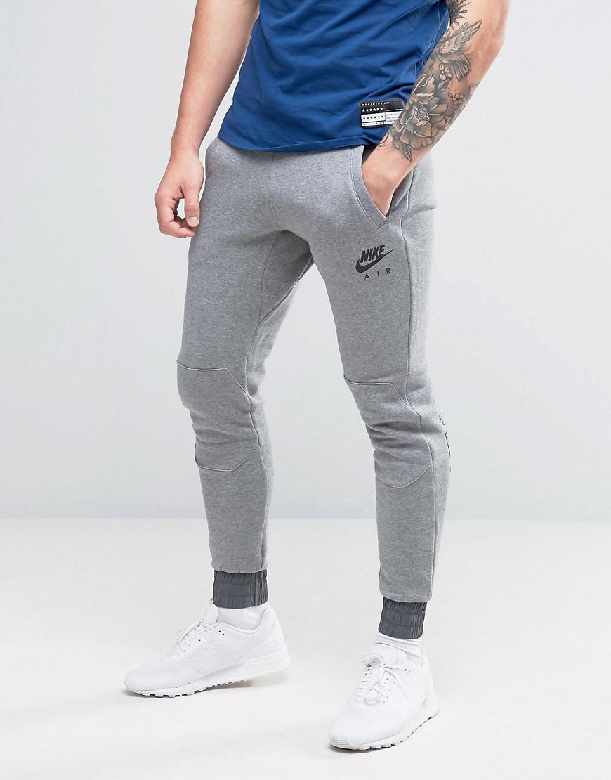 Nike Cotton Slim Joggers In Grey 805158-091 in Grey for Men - Lyst