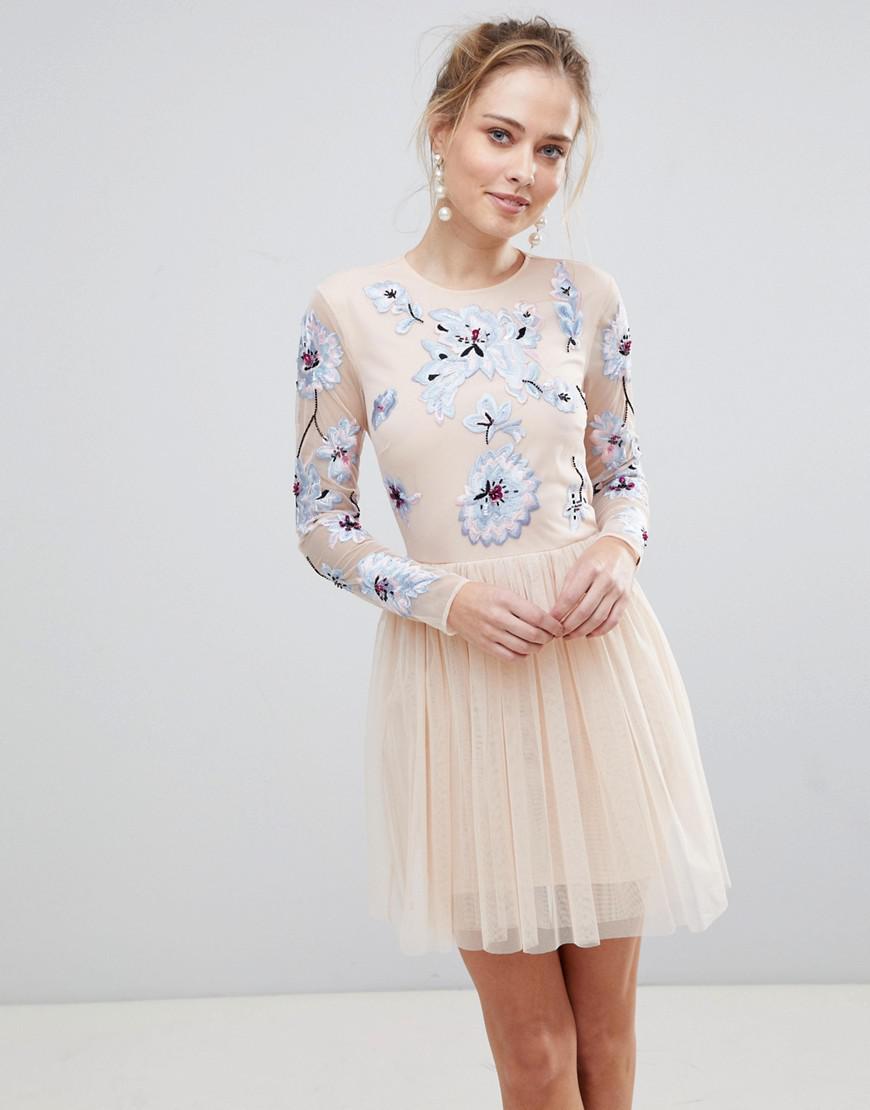 pastel tulle dress