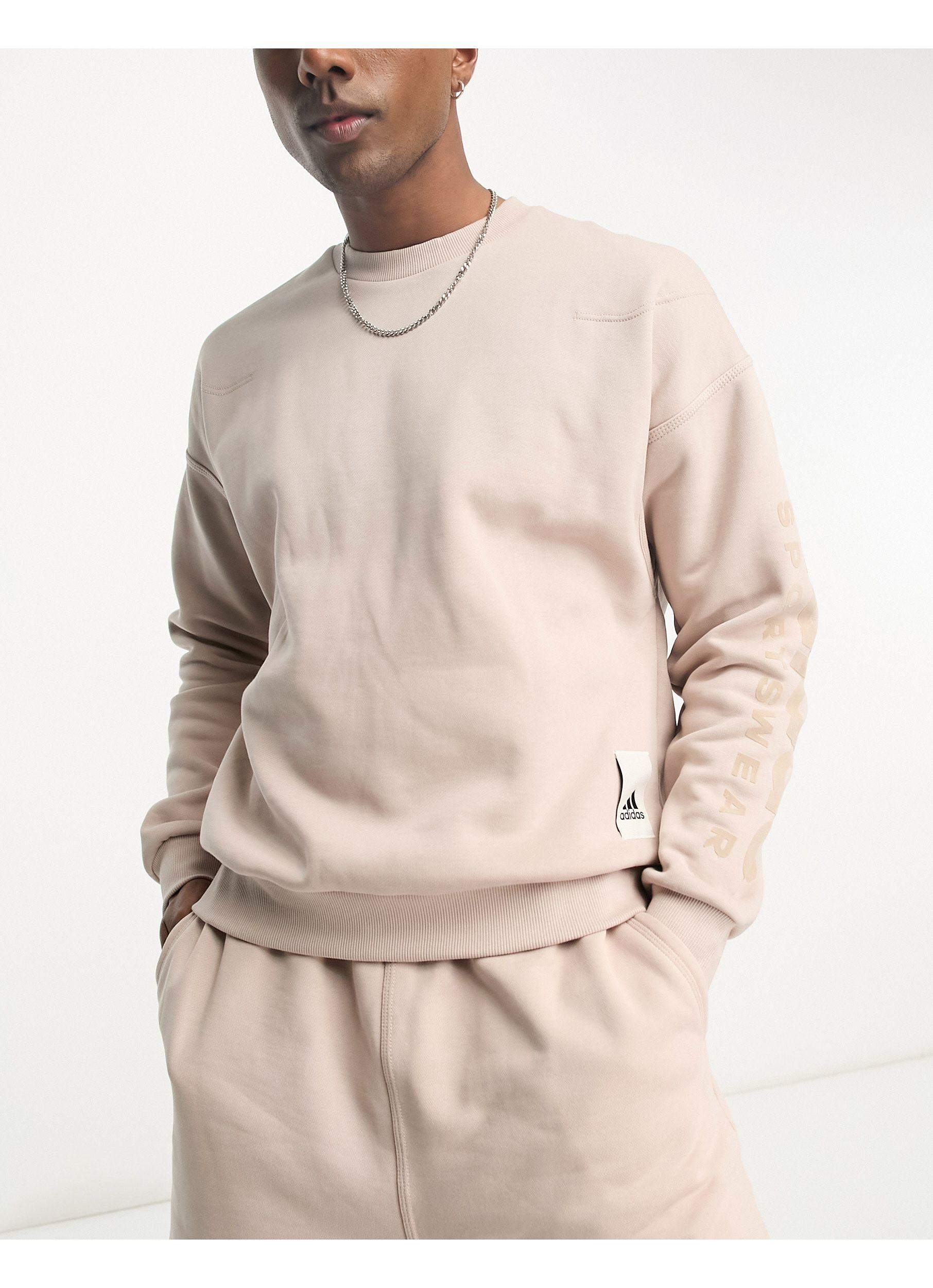 adidas Originals Adidas Sportswear Lounge X Street Sweatshirt in Natural  for Men | Lyst
