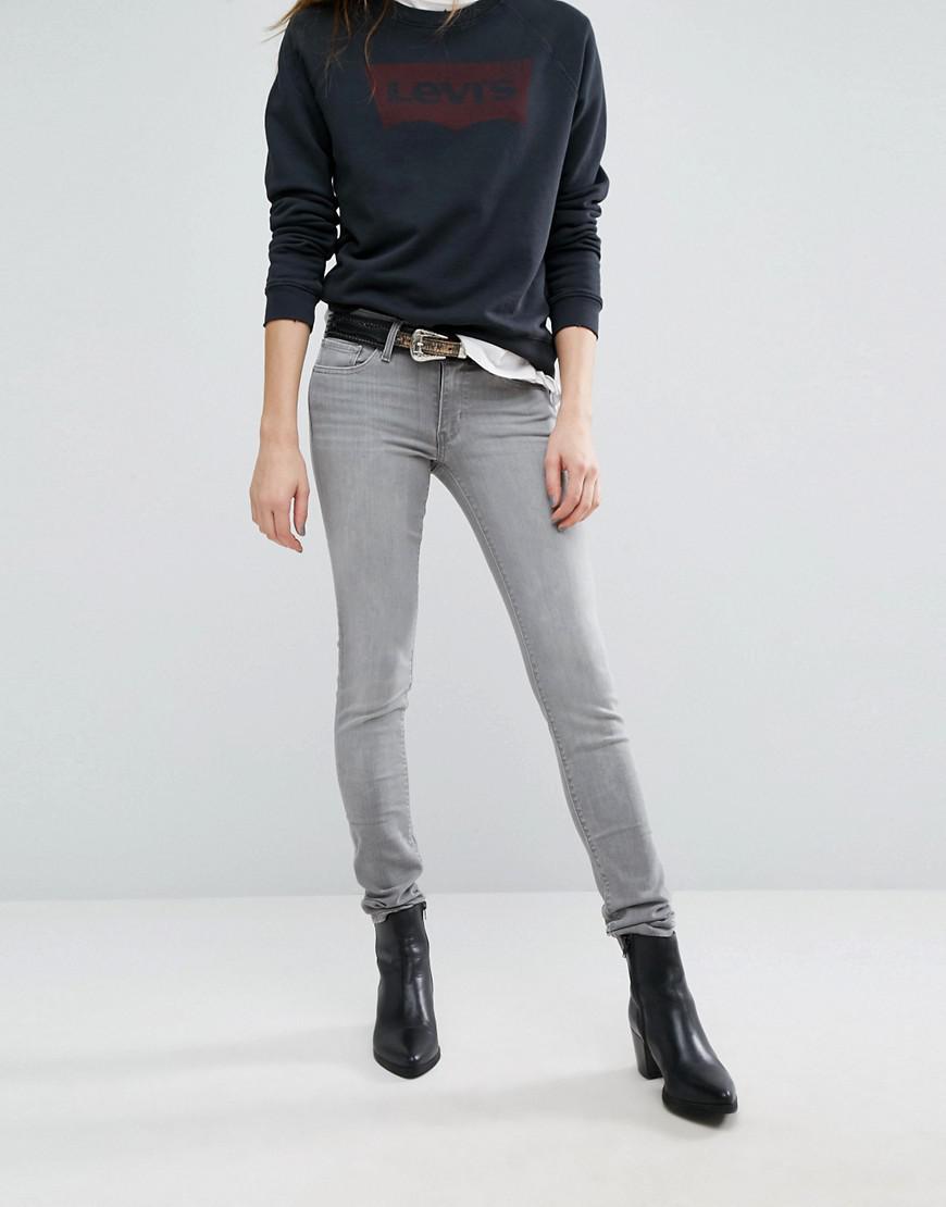 levi's 711 grey