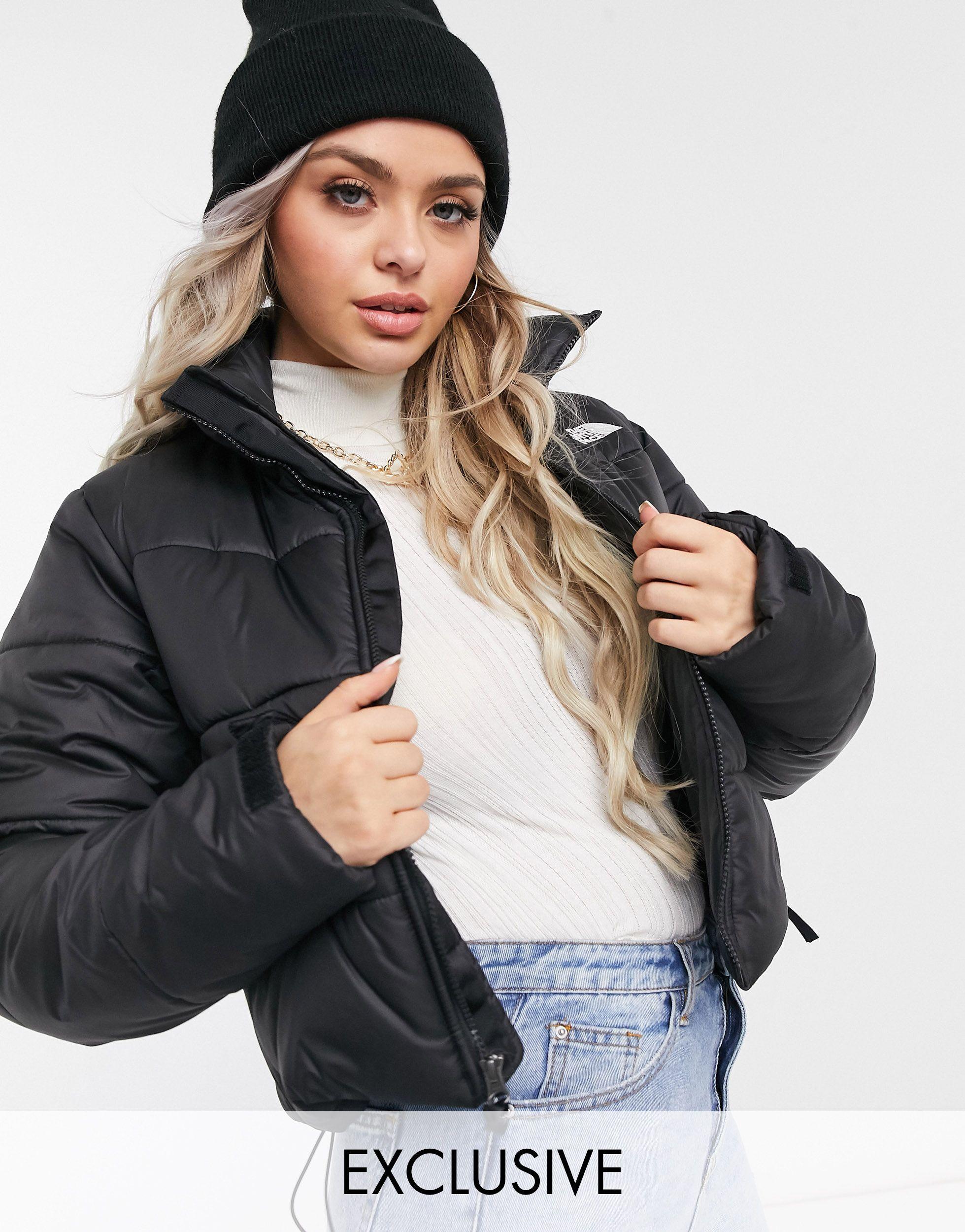 The North Face Cropped Saikuru Jacket In Black Lyst