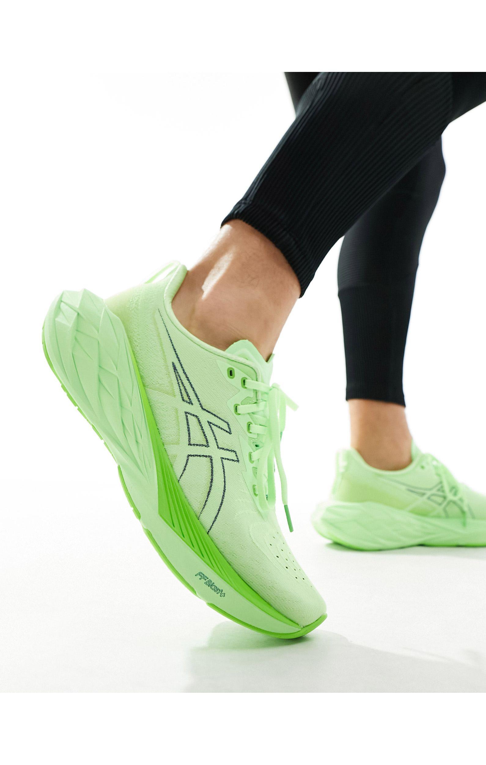 Green asics hotsell trainers