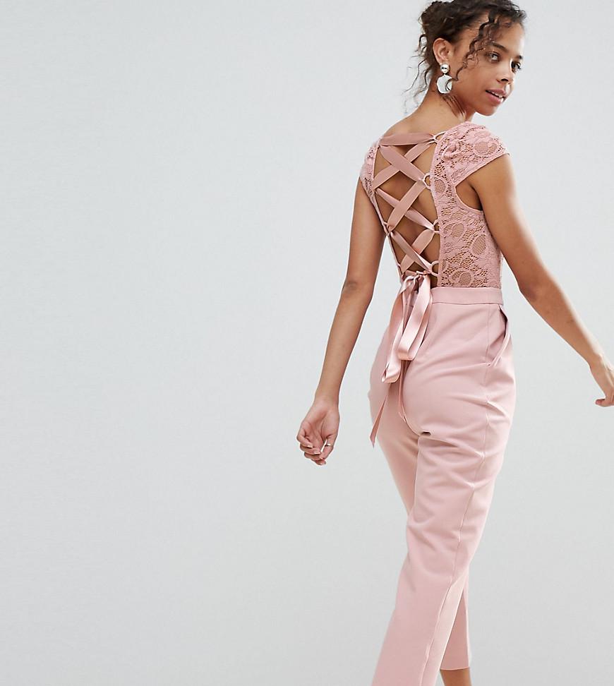 asos pink jumpsuit
