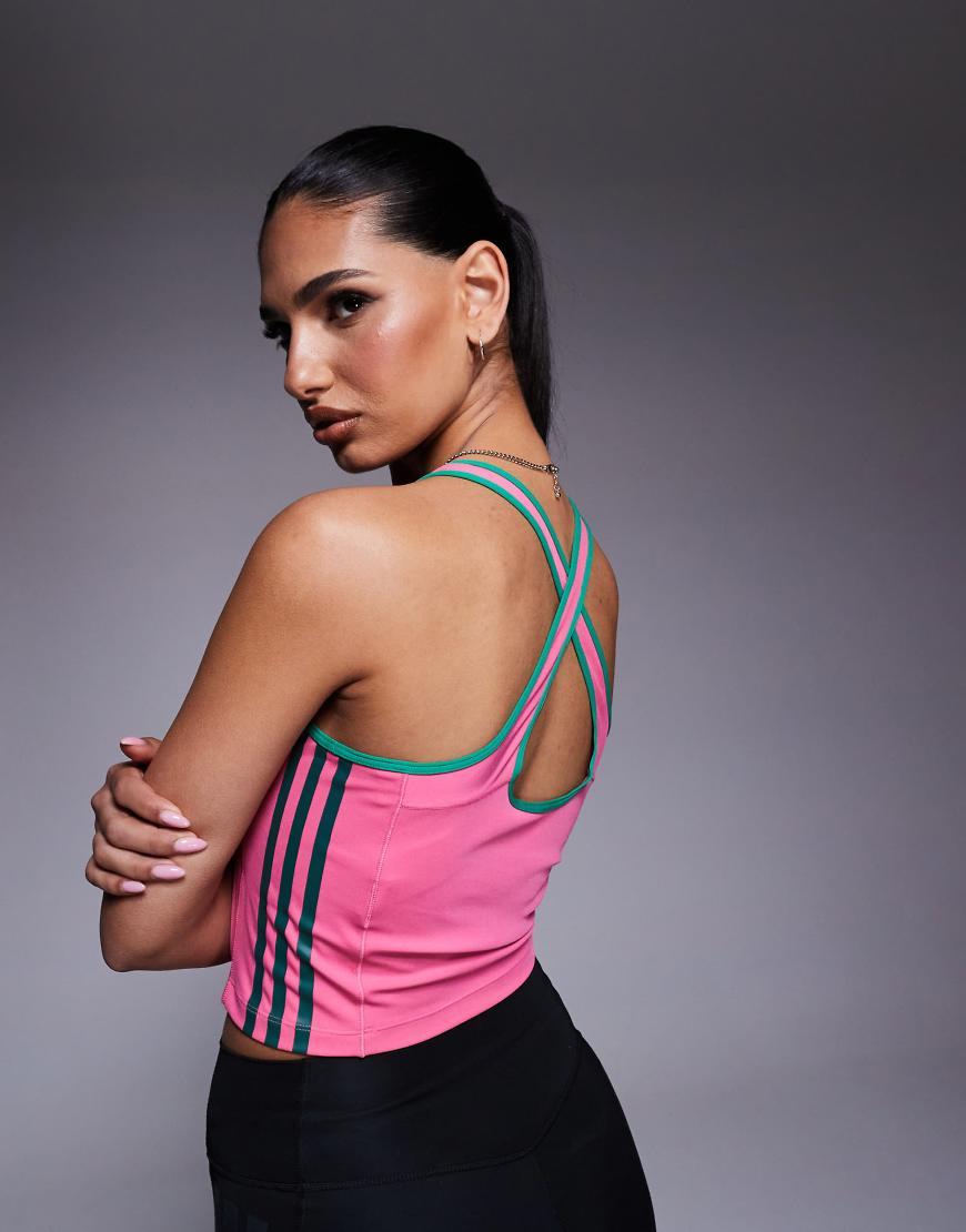adidas Originals Adidas Training Hyperglam Color Pop Tank Top in