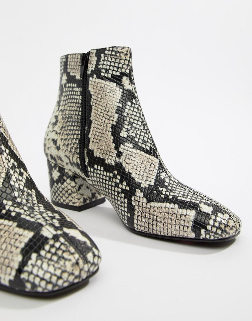 aldo snake booties