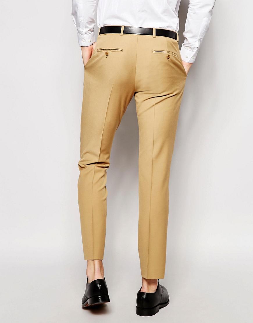camel trouser suit