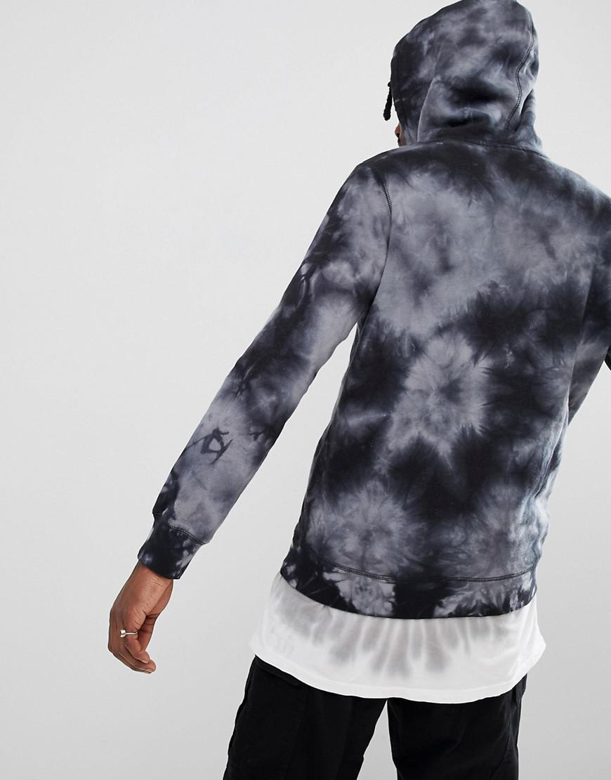 huf worldwide tie dye hoodie