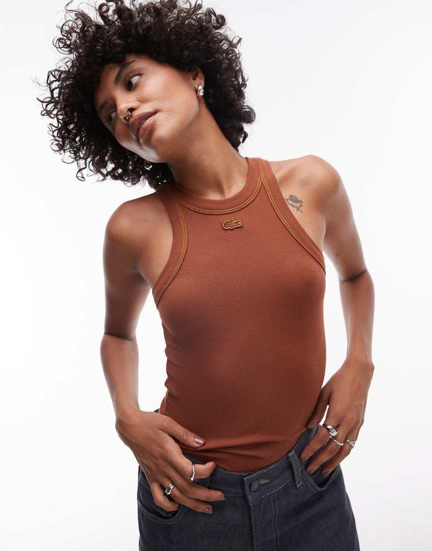 Lacoste vest tops hot sale