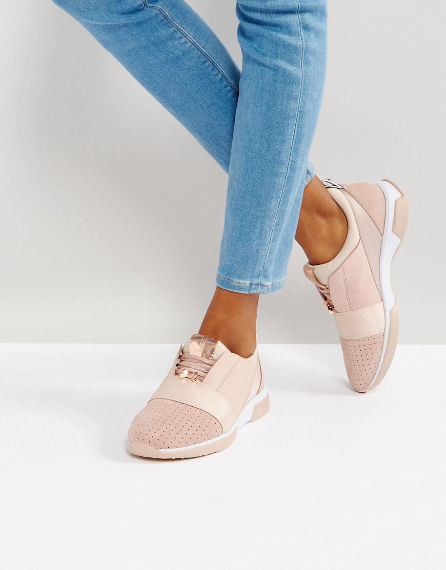 Ted Baker Cepa Blush Sneakers in Pink 