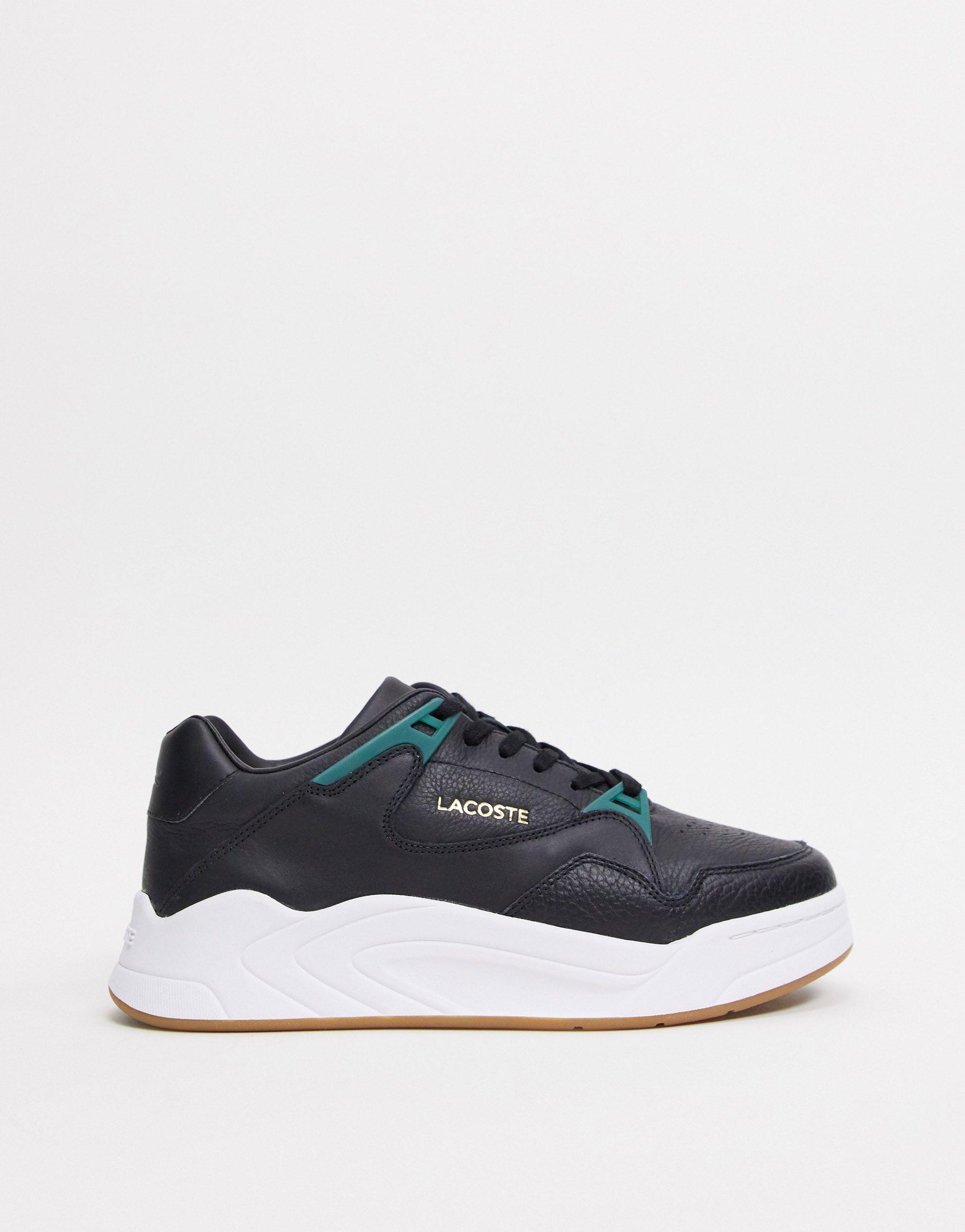 lacoste court slam black