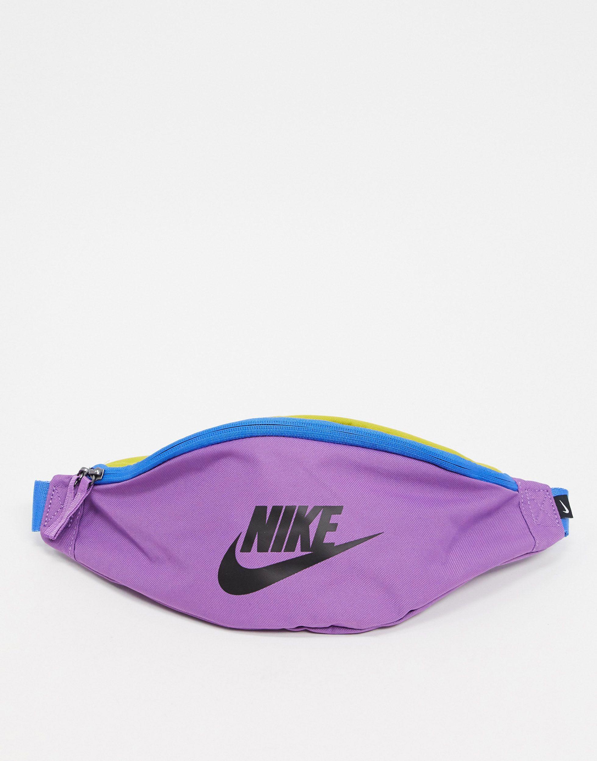 Nike Color Block Fanny Pack in Purple for Men
