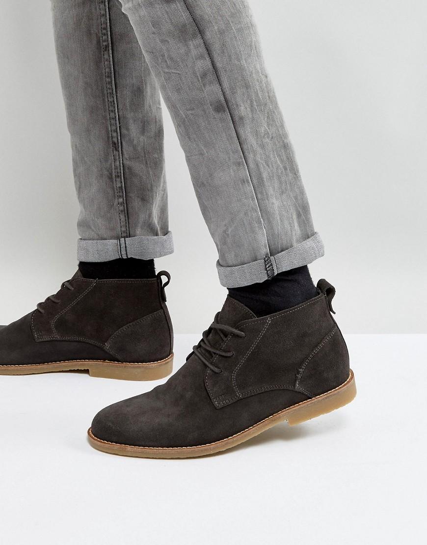 river island leather desert boots