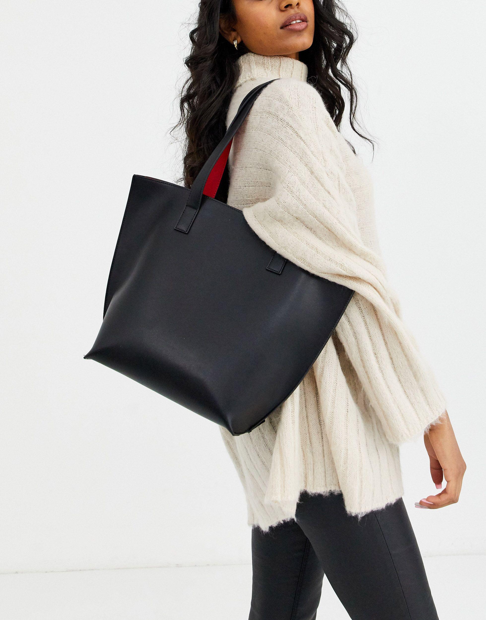 Truffle Collection Large Tote Bag in Black | Lyst