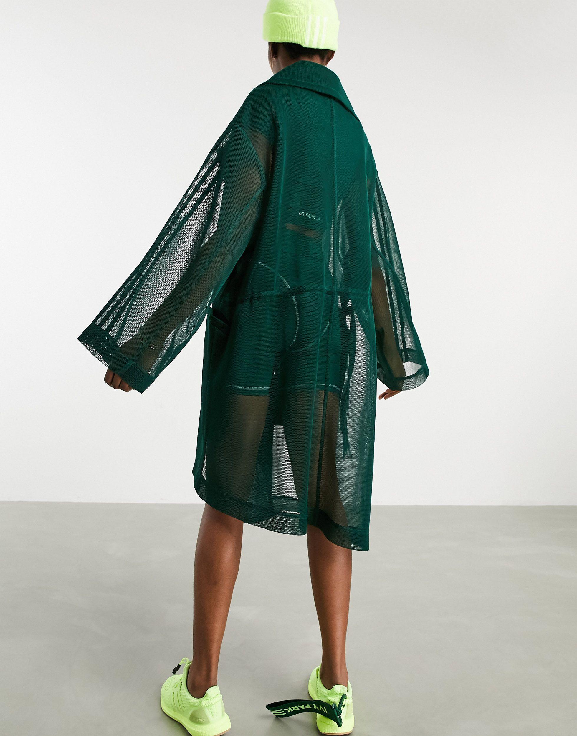 Adidas x - Trench-coat en tulle avec ourlet asymétrique - foncé Ivy Park en  coloris Vert | Lyst