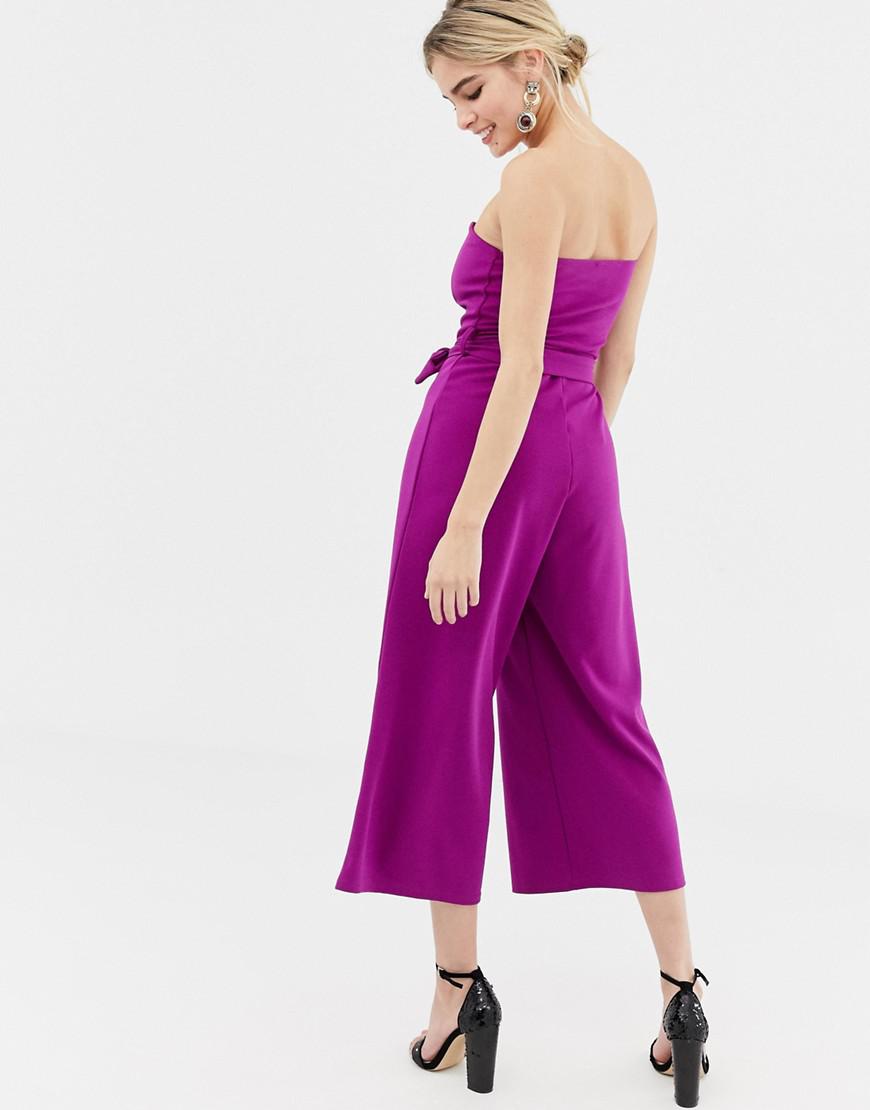 bright purple jumpsuit