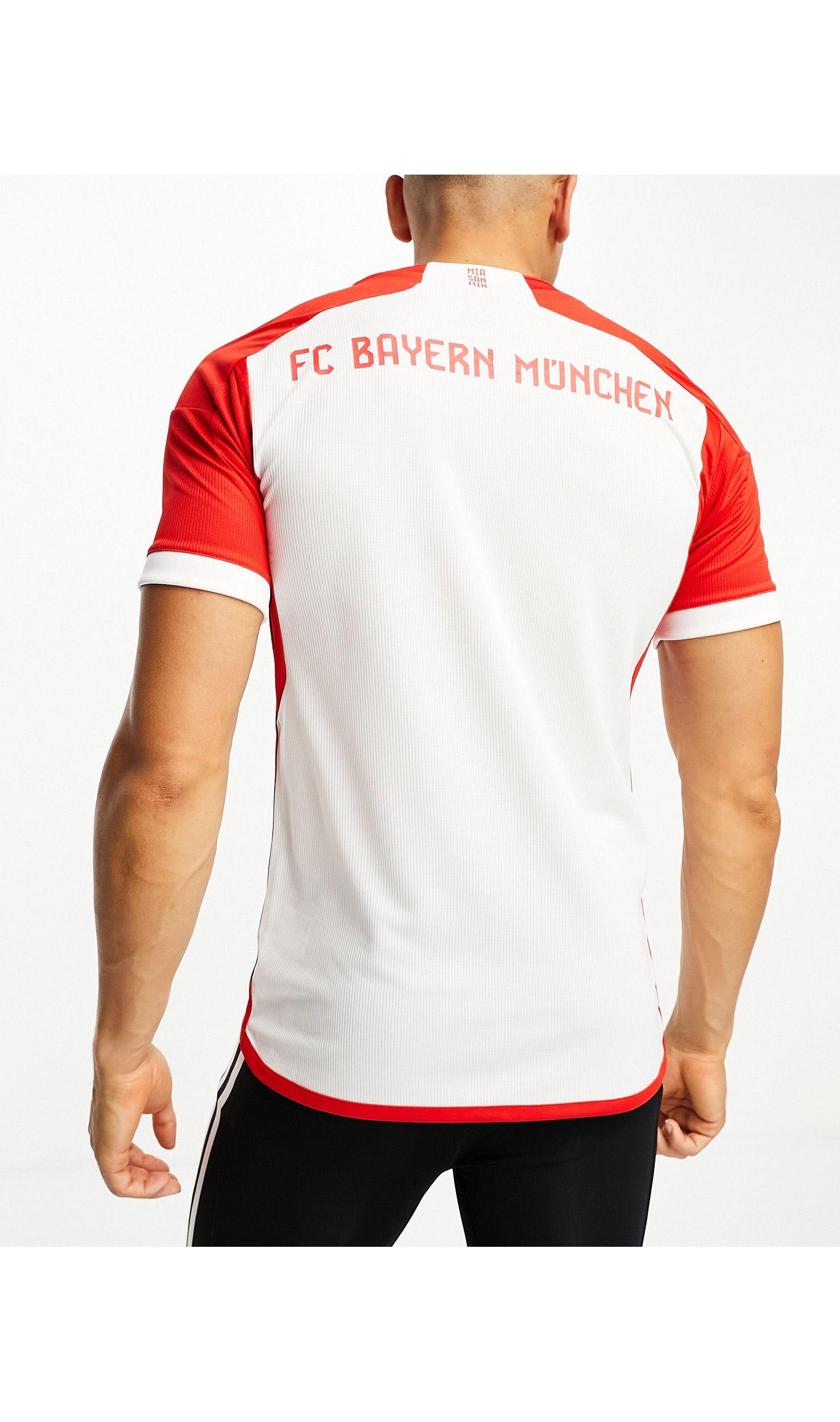 adidas Originals Adidas Football Fc Bayern Munich 2023/24 Home Shirt in | Lyst UK