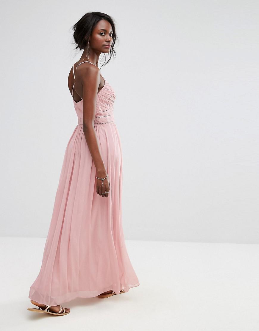 oasis pink maxi dress