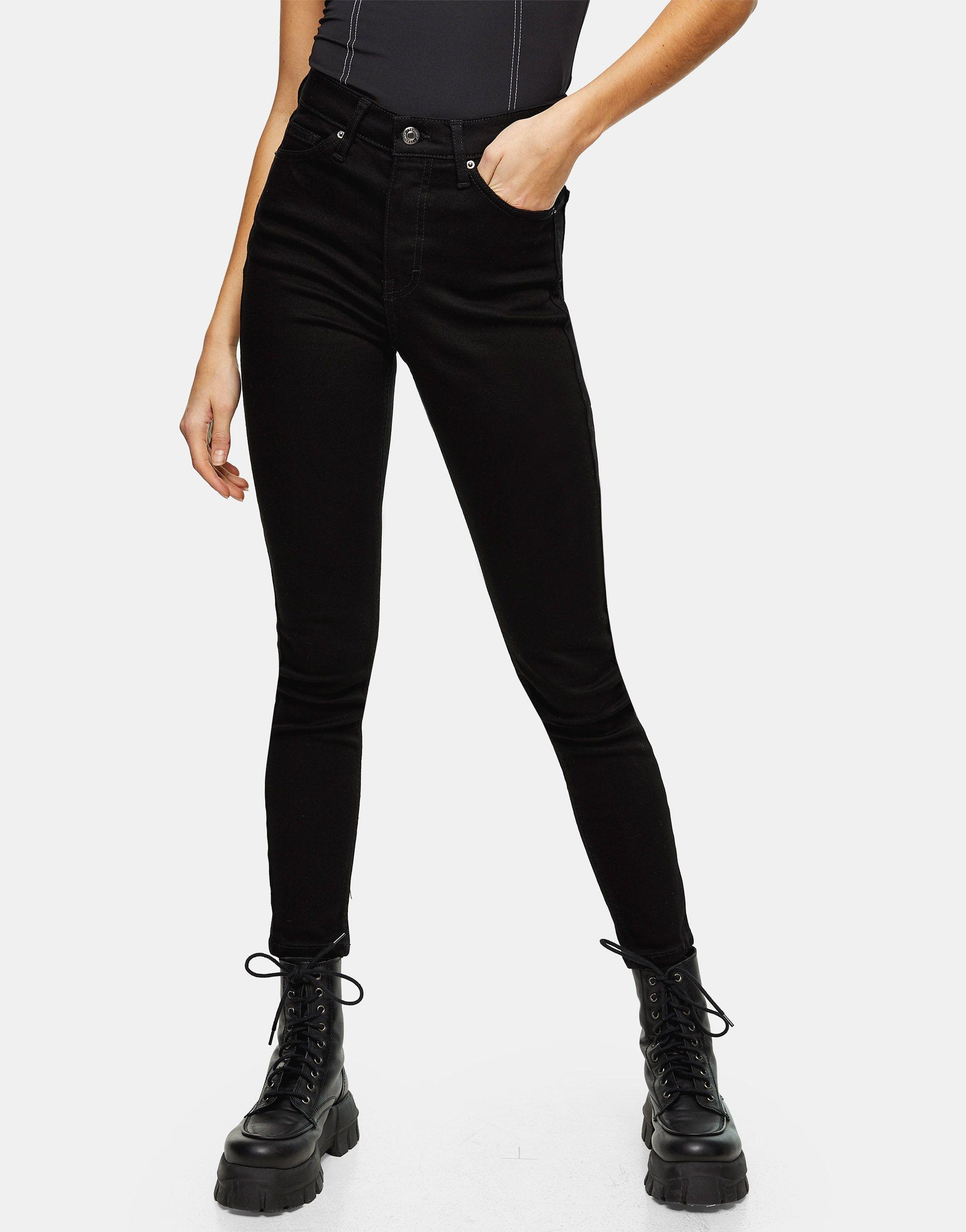 topshop jamie jeans black