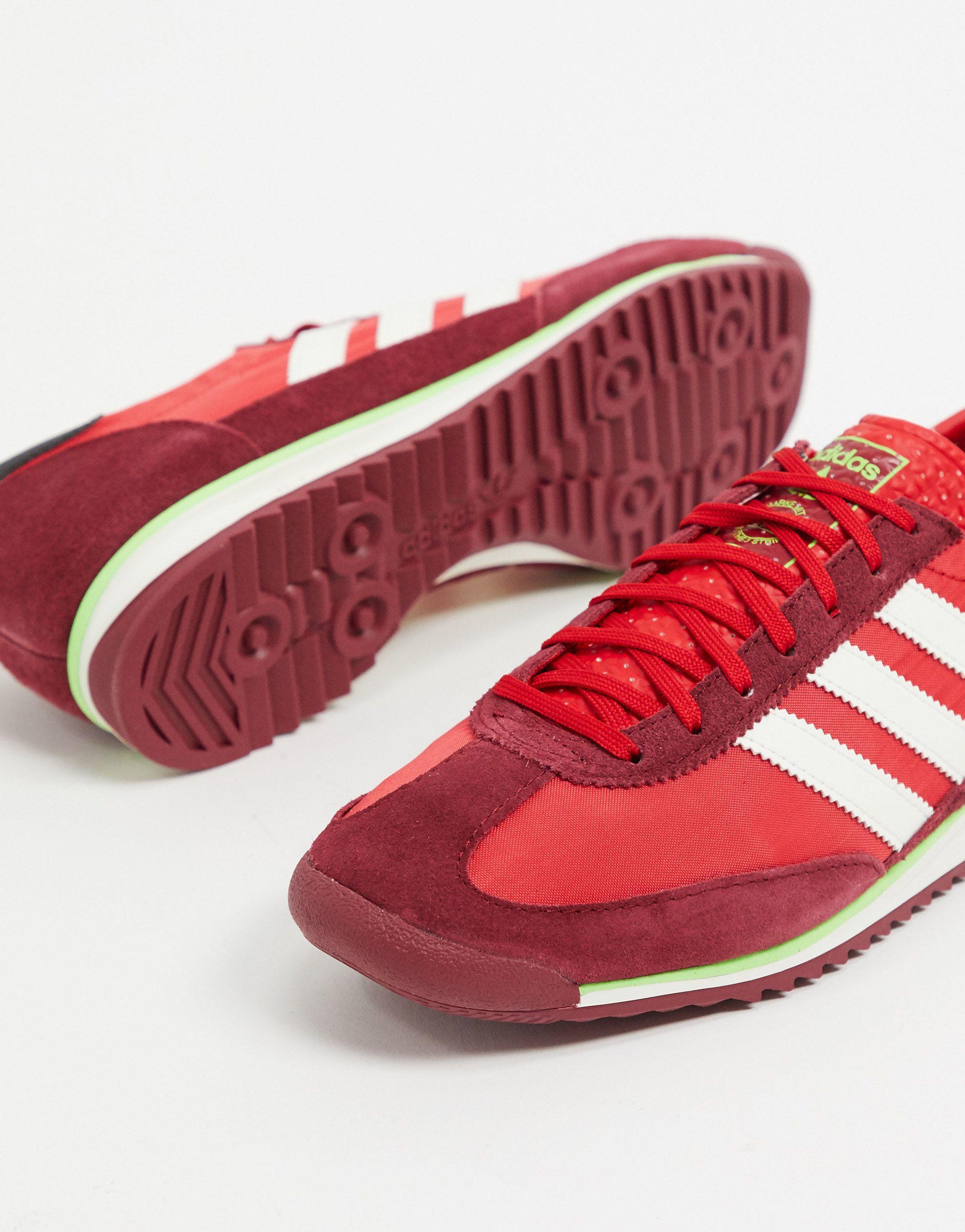 adidas Originals Sl 72 Trainers in Red for Men | Lyst