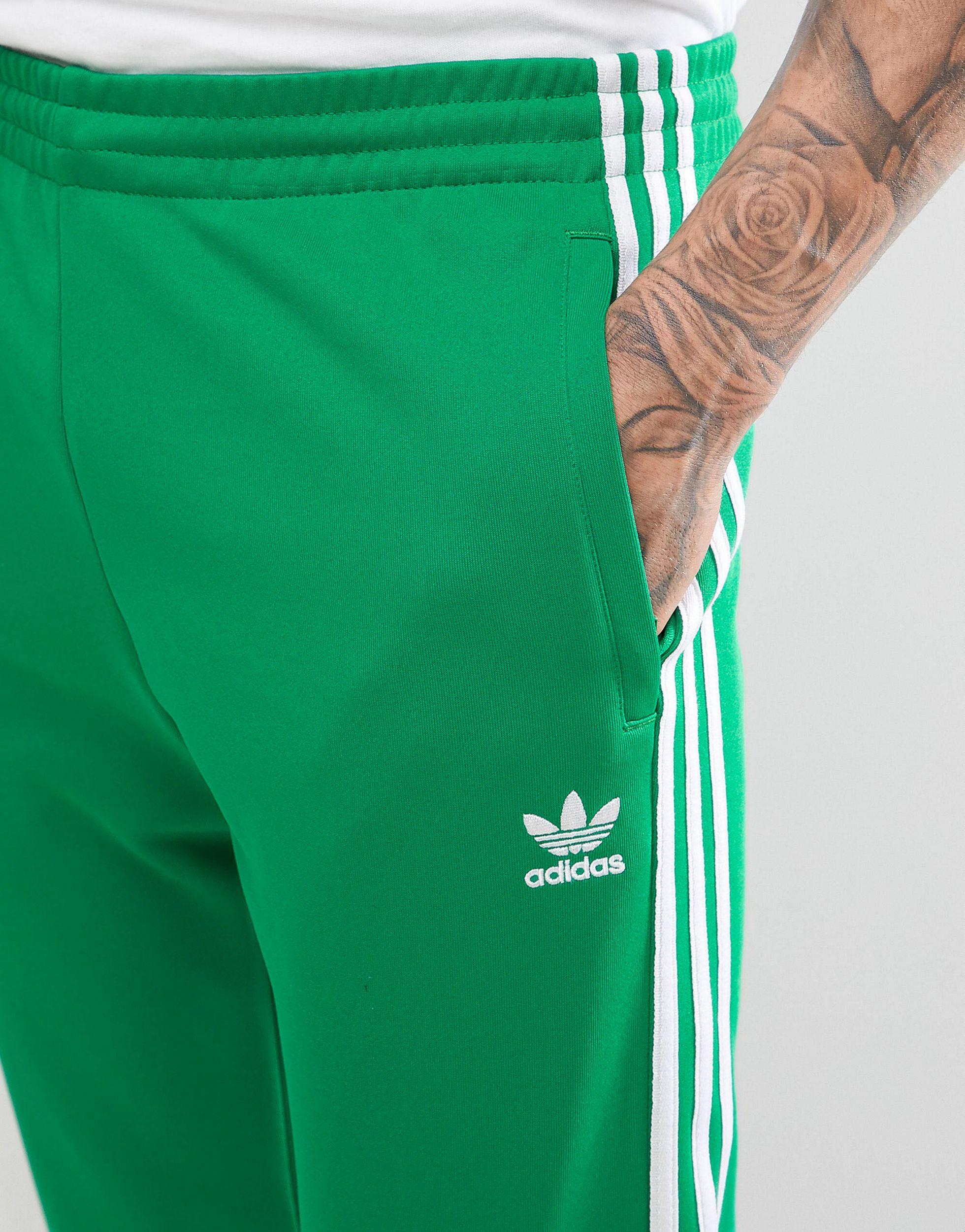 adidas Sst Track Pants in Green for Lyst