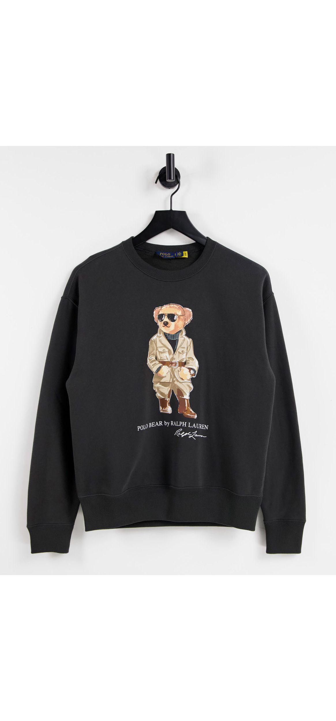Polo Ralph Lauren Sweater Met Safari beertje in het Zwart Lyst NL