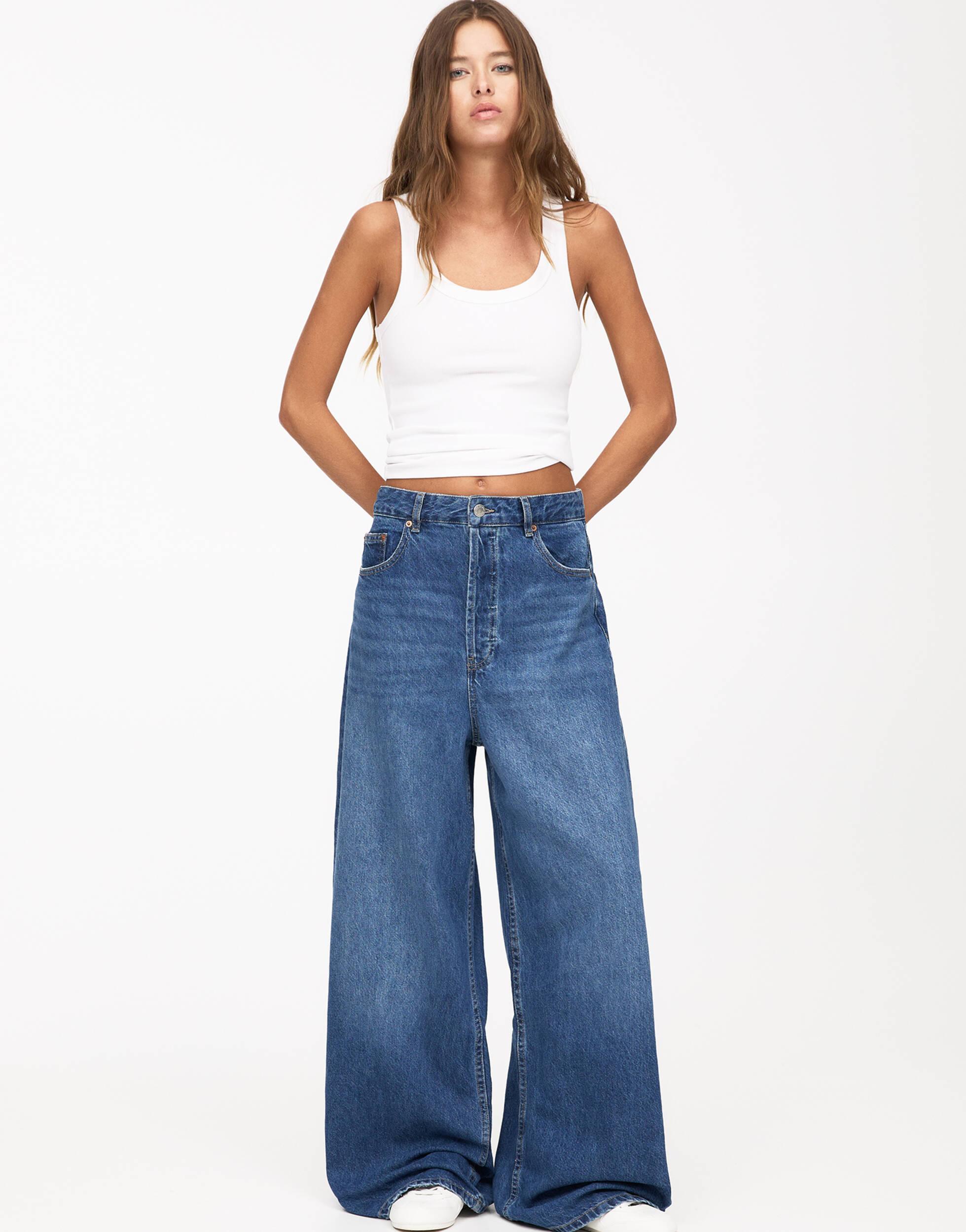 Pull&Bear Wide-leg jeans for Women Online Sale up to 30% off Lyst