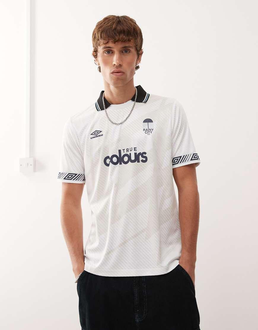 Umbro Taped Football Shirt in White for Men Lyst UK