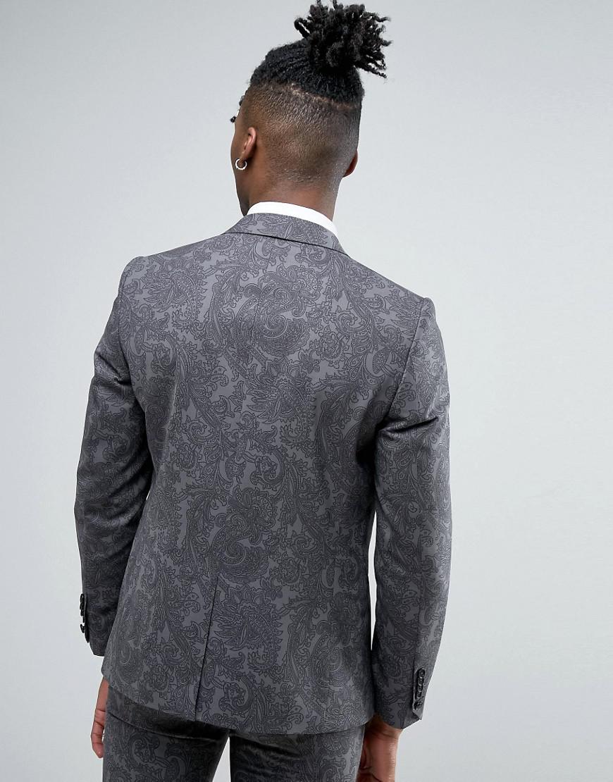 Paisley Suit Jacket | vlr.eng.br
